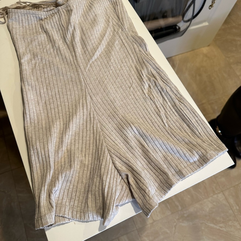 Zara Ribbed Beige Romper - Picture 3 of 4